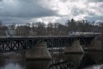 AMTK 118 crossing the Merrimack.